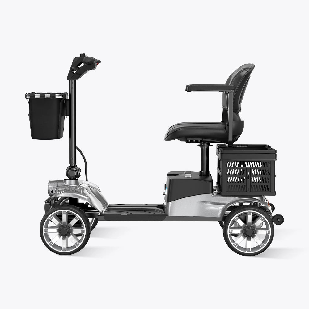 VOCIC D35 Folding Electric Mobility Scooter with Shopping Cart