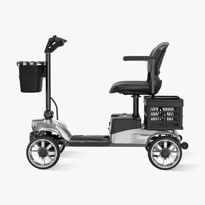VOCIC D35 Folding Electric Mobility Scooter with Shopping Cart
