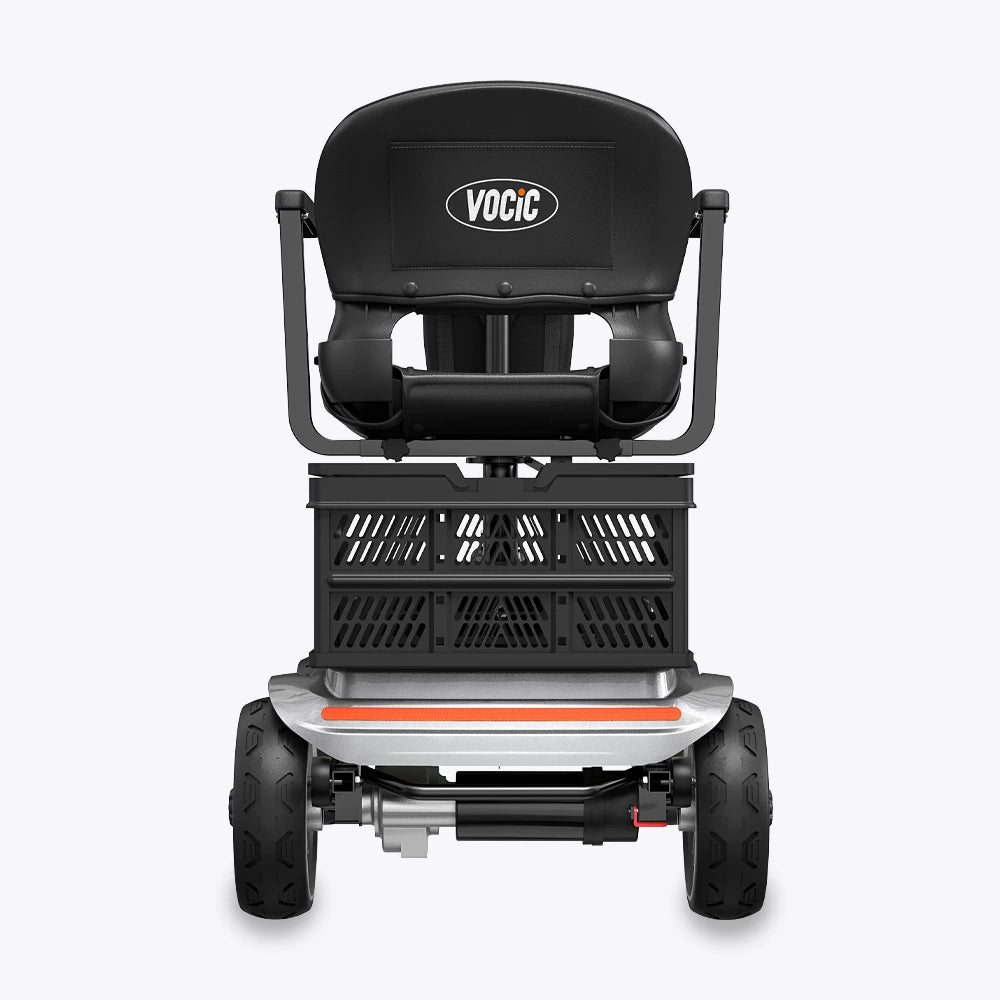 VOCIC D35 Folding Electric Mobility Scooter with Shopping Cart