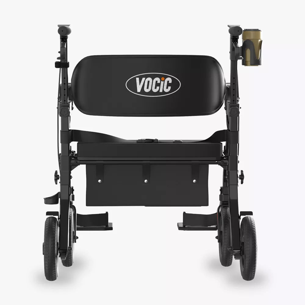 VOCIC Z59 2 in 1 Heavy Duty Walker Wheelchair Combo