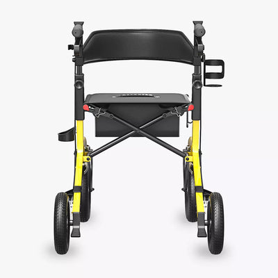 VOCIC Z57 Outdoor Rollator Walker with 12" All Terrain Big Wheels