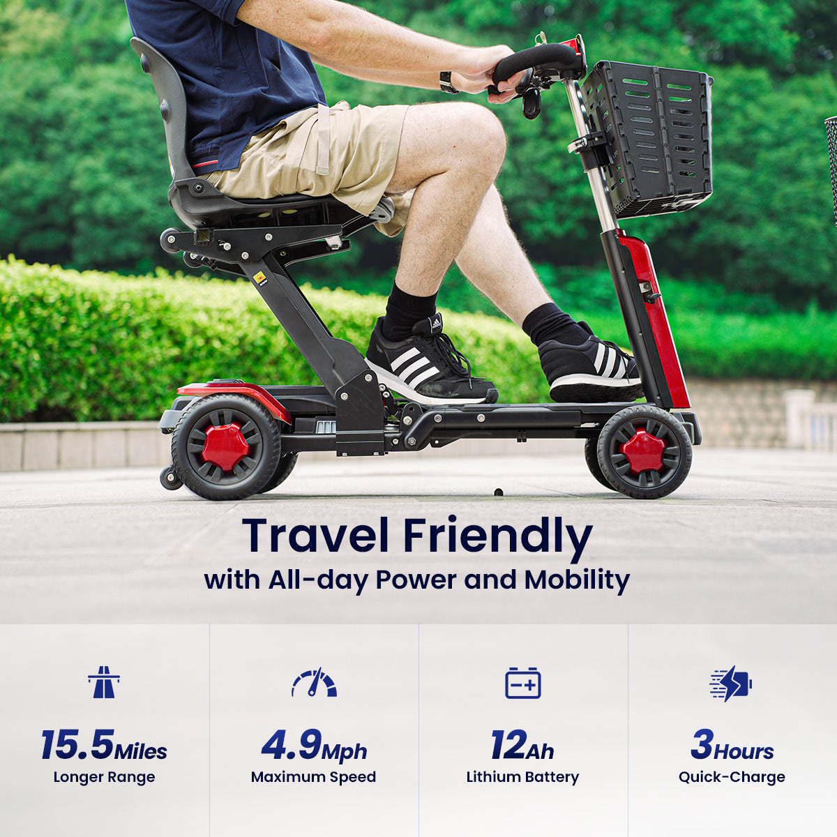 Automatic Folding Mobility Scooter