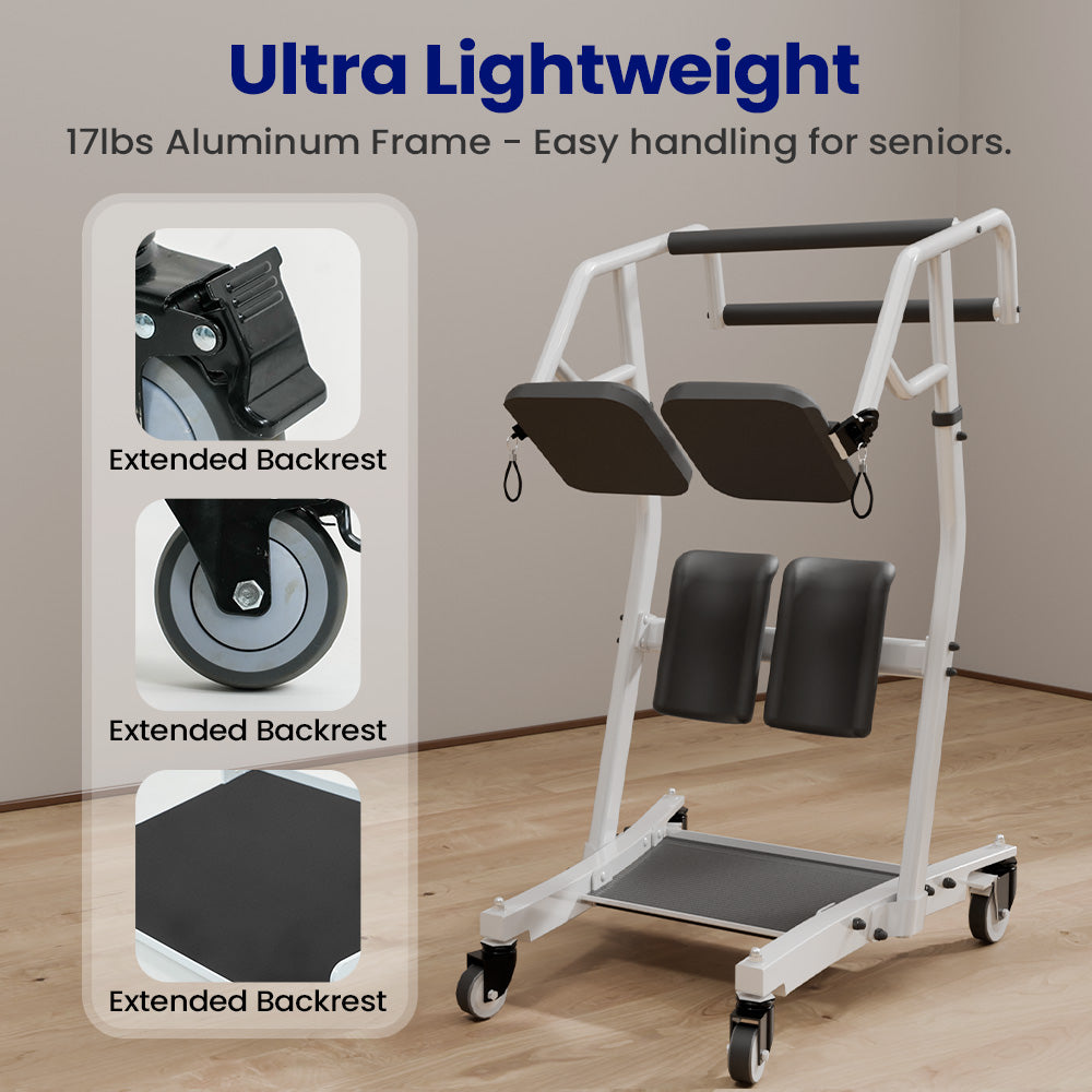 Used VOCIC AY03+ Standard Upgrade Sit to Stand Lift - One-Step Stand Assist Lift for Elderly