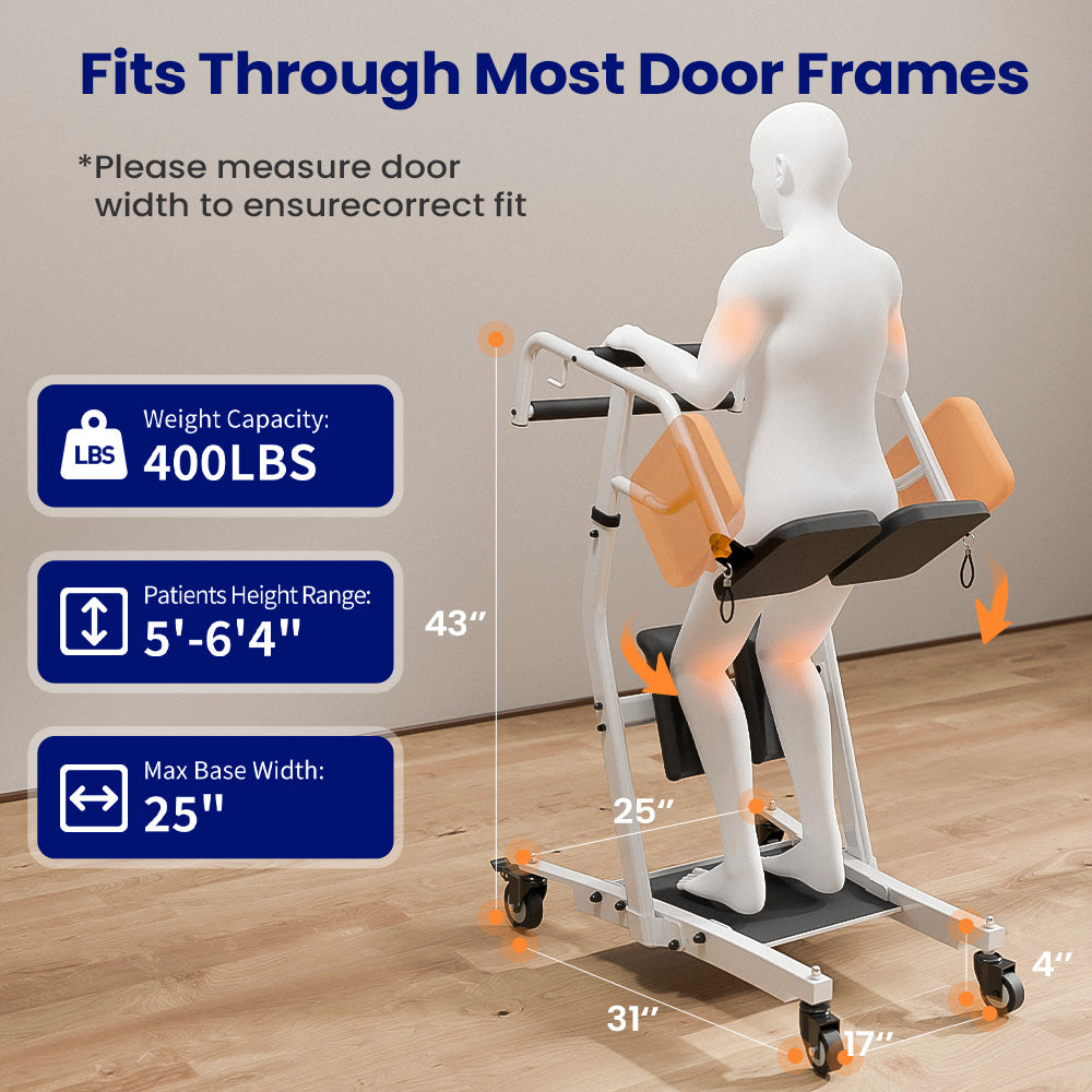 Used VOCIC AY03+ Standard Upgrade Sit to Stand Lift - One-Step Stand Assist Lift for Elderly
