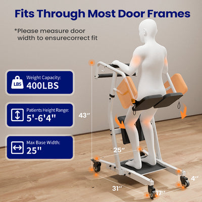 Used VOCIC AY03+ Standard Upgrade Sit to Stand Lift - One-Step Stand Assist Lift for Elderly