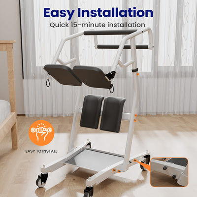 Used VOCIC AY03+ Standard Upgrade Sit to Stand Lift - One-Step Stand Assist Lift for Elderly