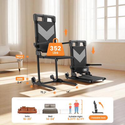 VOCIC AX25 Electric Floor Lift with 2 Wheels