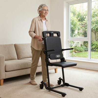 VOCIC AX35 PRO Electric Transfer Chair Lift with Premium Upholstered Seat
