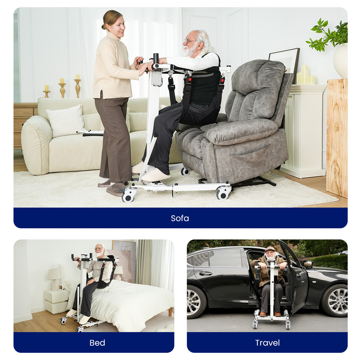 Used VOCIC AY06 Electric Patient Lift - Wheelchair To Car Transfer Devices Home Use