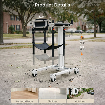 VOCIC AY06 Electric Transfer Lift - Lift Assist Devices for Home, Nursing Home, Car