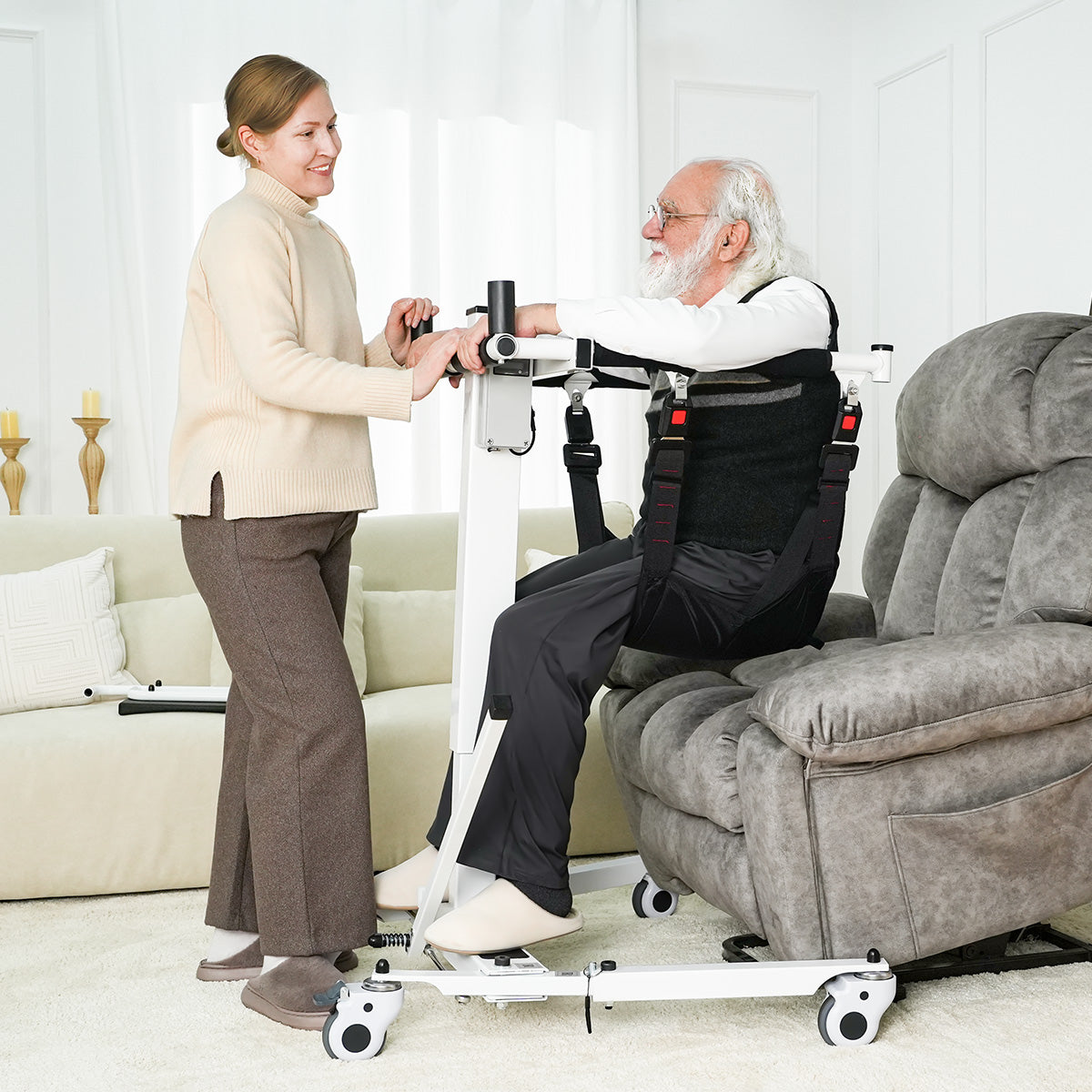 VOCIC AY06 Electric Transfer Lift - Lift Assist Devices for Home, Nursing Home, Car