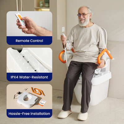 Used VOCIC AX12 Electric Toilet Lift Seat for Senior