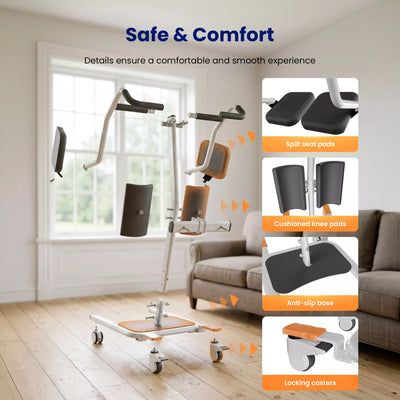 VOCIC AY13 Sit to Stand Assist Lift with Split Seat