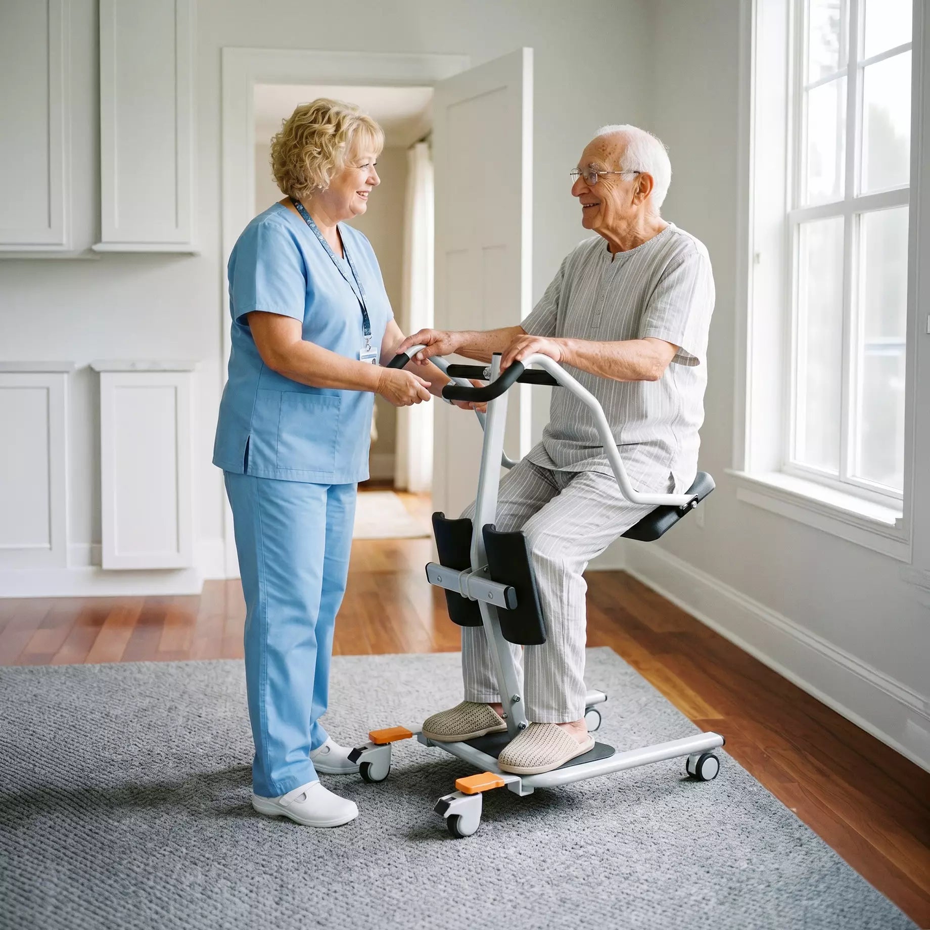 VOCIC AY13 Sit to Stand Assist Lift with Split Seat