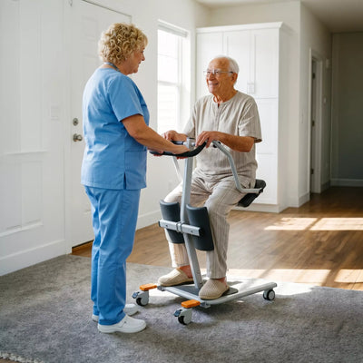 VOCIC AY13 Sit to Stand Assist Lift with Split Seat