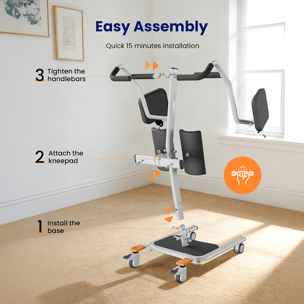 VOCIC AY13 Sit to Stand Assist Lift with Split Seat