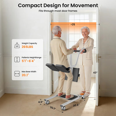 VOCIC AY13 Sit to Stand Assist Lift with Split Seat