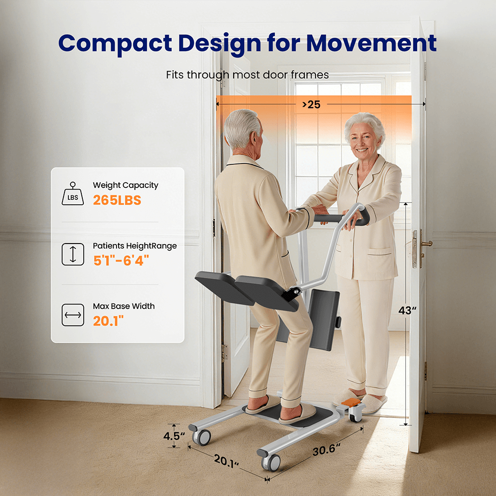 VOCIC AY13 Sit to Stand Assist Lift with Split Seat