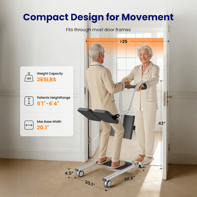VOCIC AY13 Sit to Stand Assist Lift with Split Seat
