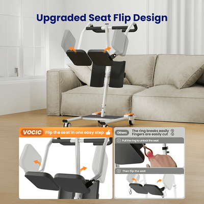 VOCIC AY13 Sit to Stand Assist Lift with Split Seat