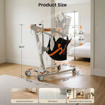 VOCIC Electric Patient Lift for Car Transfer, AY33