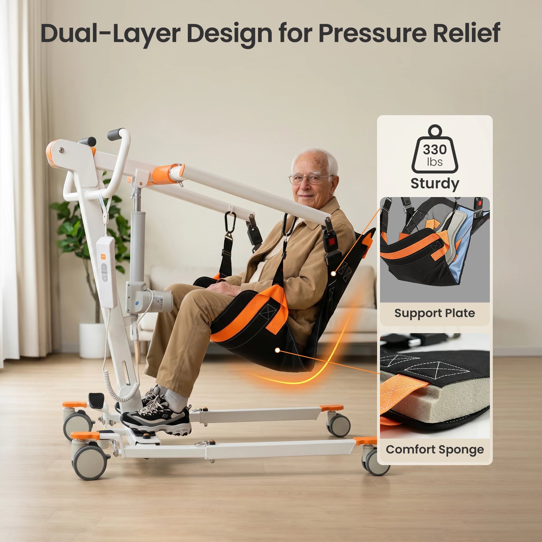 VOCIC Electric Patient Lift for Car Transfer, AY33