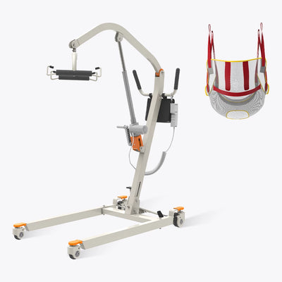 VOCIC AY05 Electric Patient Lift for Home, Floor-to-Bed Transfer Aid
