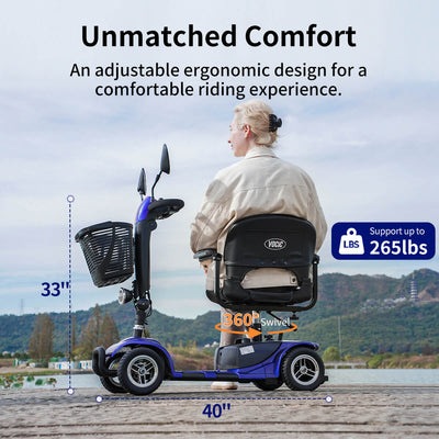 VOCIC D41 Explorer-Swift Upgrade Lightweight Mobility Scooter