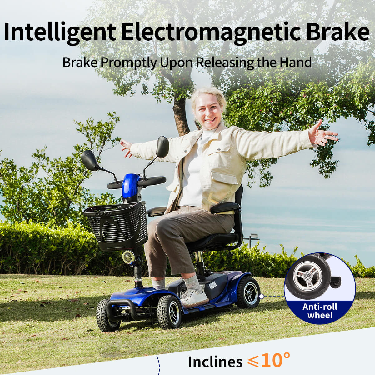 VOCIC D41 Explorer-Swift Upgrade Lightweight Mobility Scooter