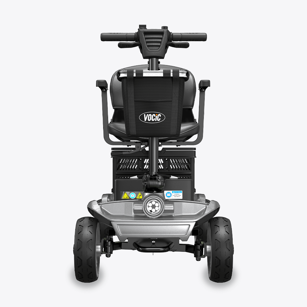 VOCIC D35 Folding Electric Mobility Scooter with Shopping Cart