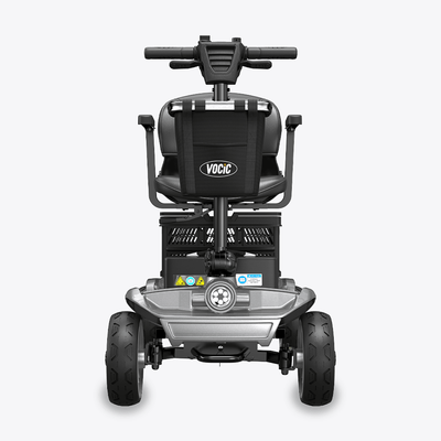 VOCIC D35 Folding Electric Mobility Scooter with Shopping Cart