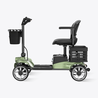 VOCIC D35 Folding Electric Mobility Scooter with Shopping Cart