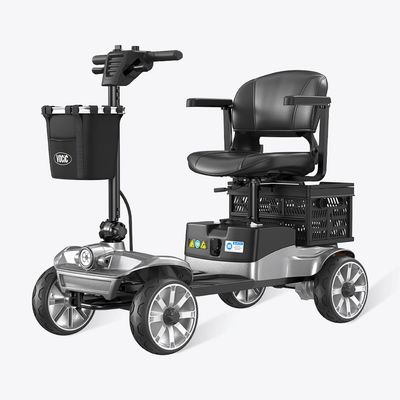 VOCIC D35 Folding Electric Mobility Scooter with Shopping Cart