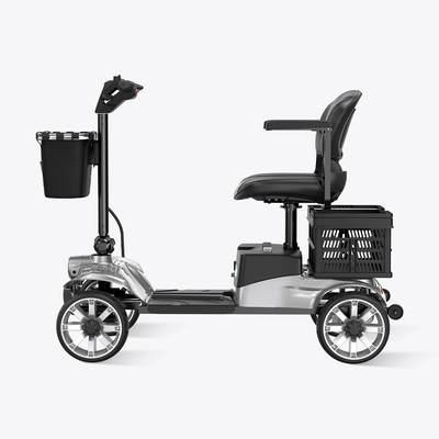 VOCIC D35 Folding Electric Mobility Scooter with Shopping Cart