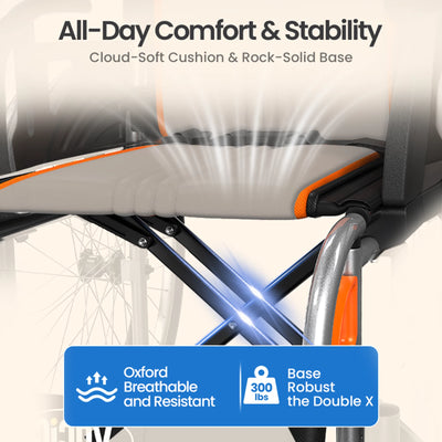 VOCIC Ultra Lightweight Manual Wheelchair, U32