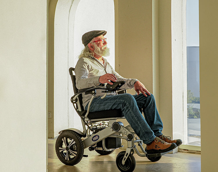 Electric Wheelchair Lightweight | Folding Power Wheelchair – VOCIC.com