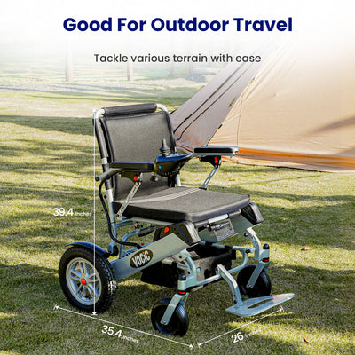 Used VOCIC V62 Foldable Dual-batteries Power Wheelchair
