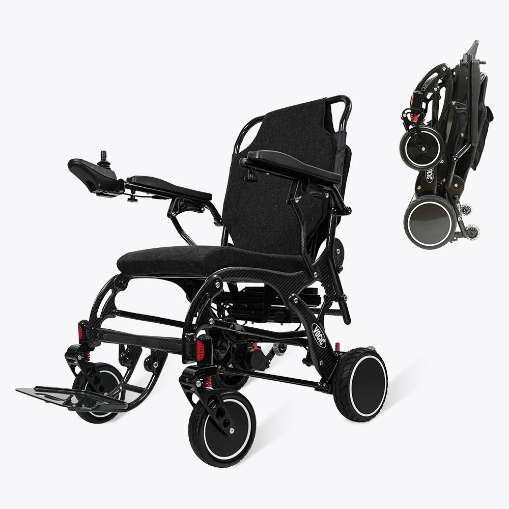 VOCIC V81 Carbon Foldable Power Wheelchair 12AH