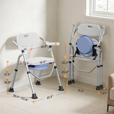 VOCIC Heavy Duty Folding Shower Chair