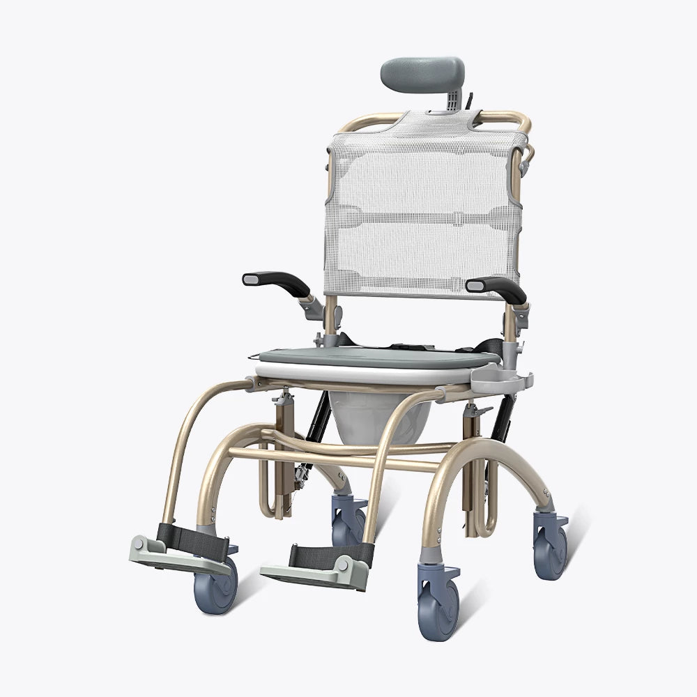 VOCIC Reclining Shower Chair with Wheels