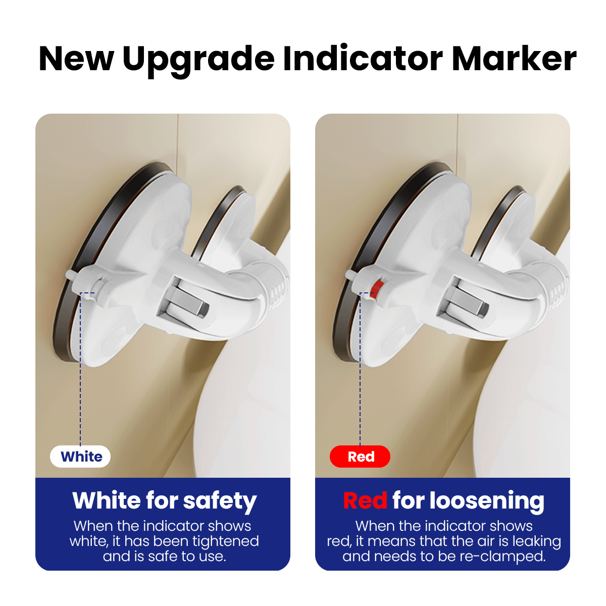 VOCIC YF61 Heavy Duty Bathroom Grab Bars For Shower