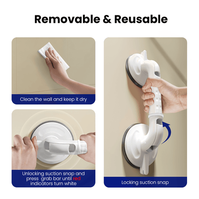 VOCIC YF61 Heavy Duty Bathroom Grab Bars For Shower