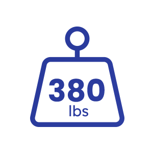 380 lbs Highest Stability