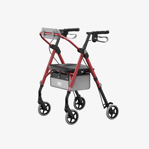 Walker With Seat |Lightweight Foldable Rollator Walker – VOCIC.com