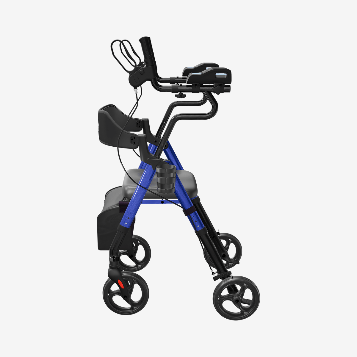 【dayellowhook】25kg×2 20kg×2 Walker With Seat |Upright Foldable Rollator Walker – VOCIC.com
