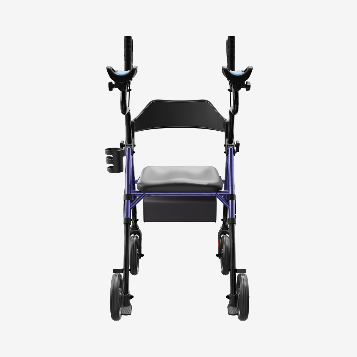 Walker With Seat |Upright Foldable Rollator Walker – VOCIC.com