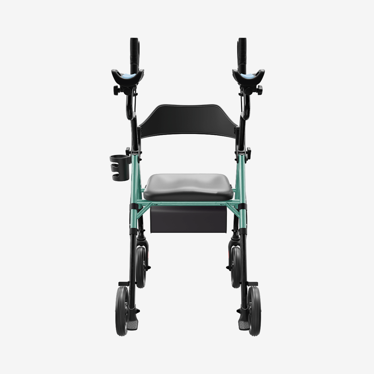 Walker With Seat |Upright Foldable Rollator Walker – VOCIC.com