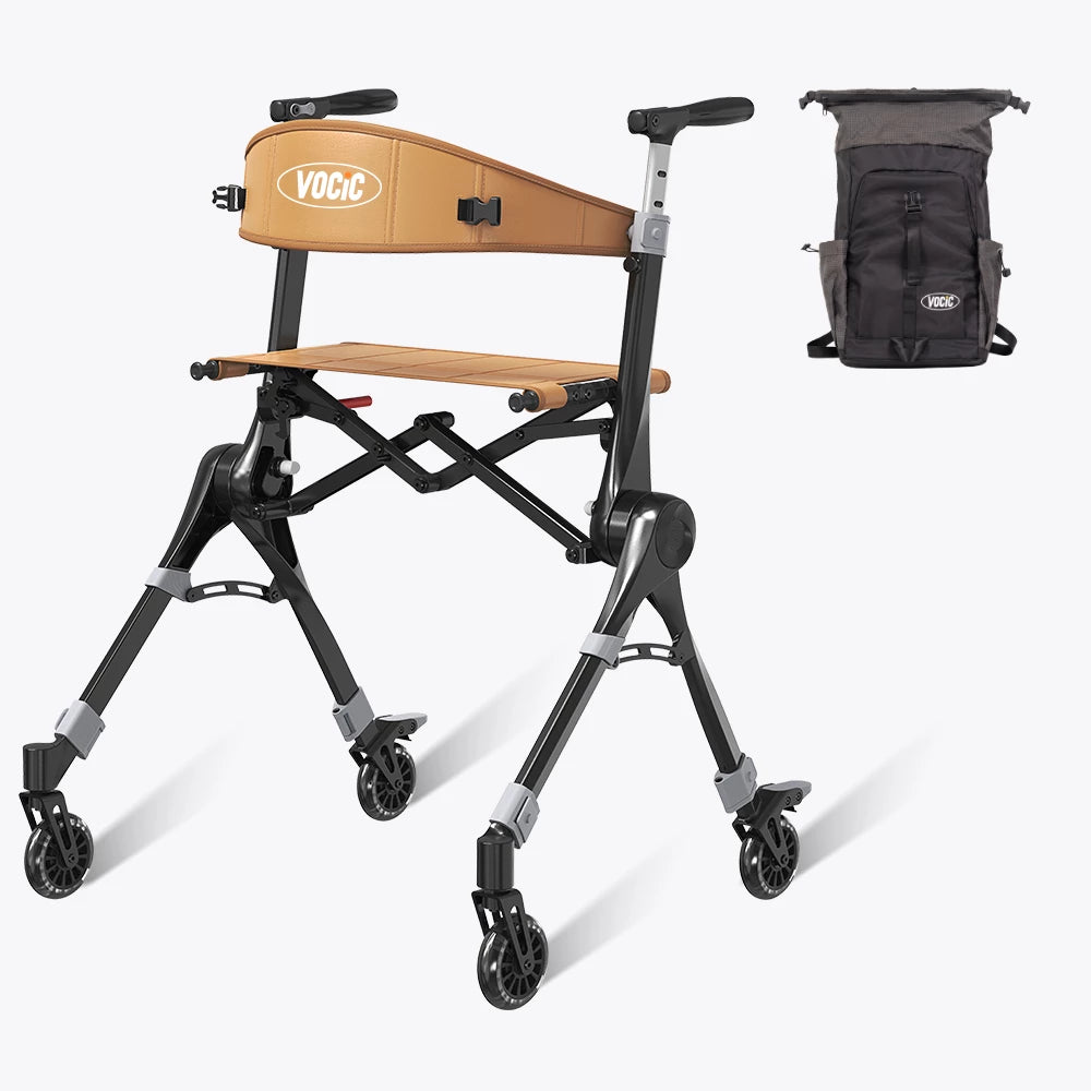 VOCIC Z35 PackGo Foldable Lightweight Rollator Walker