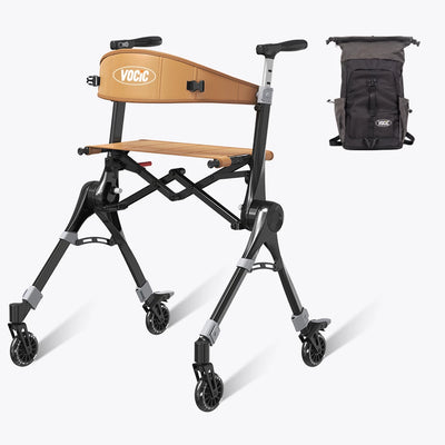 VOCIC Z35 PackGo Foldable Lightweight Rollator Walker