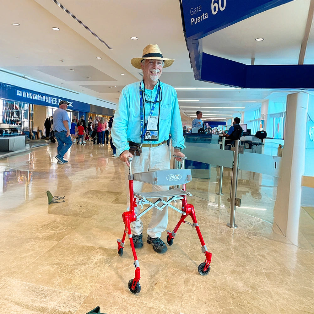 VOCIC Z35 PackGo Foldable Lightweight Rollator Walker